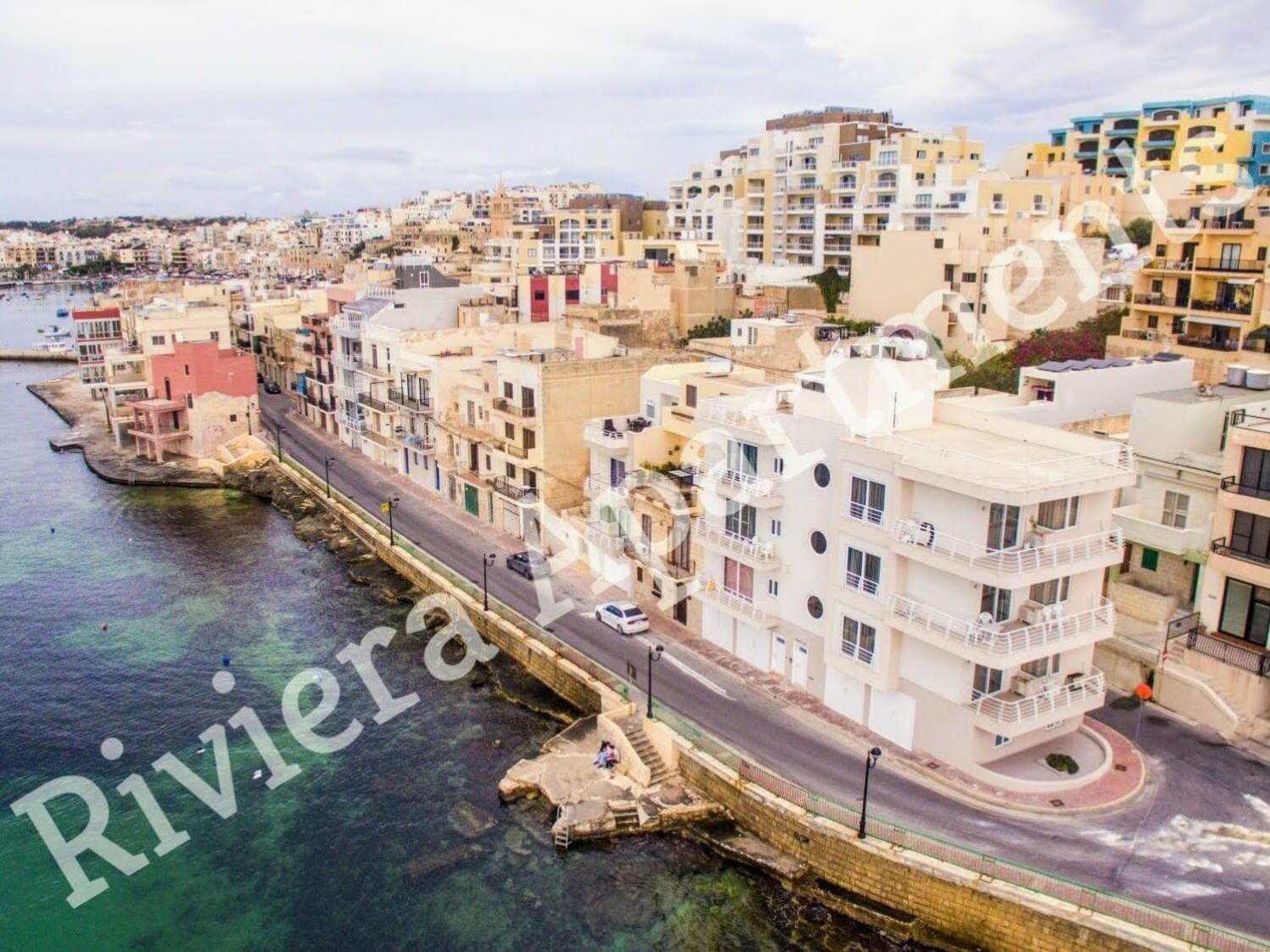 Riviera Holiday Apartments - Seafront - Wifi Marsaskala Habitación foto